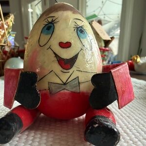 Vintage Papier Mache Lot of Seven Ornaments